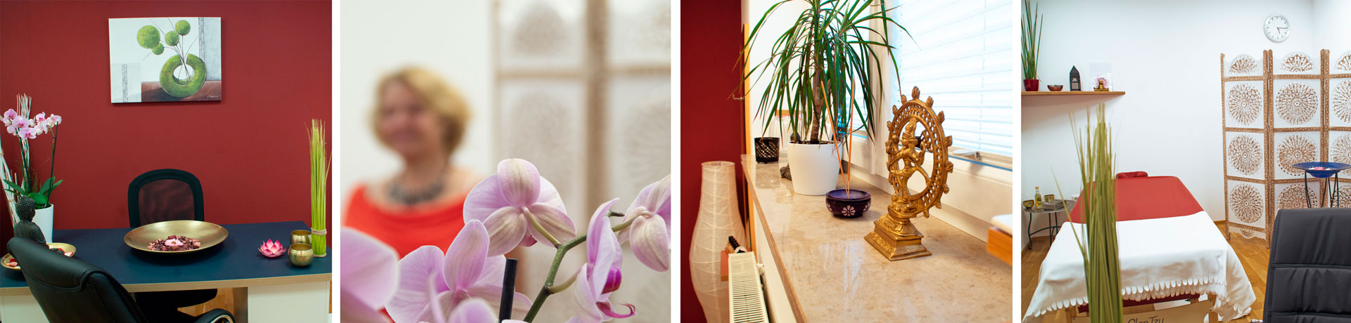 Bilder der Massagepraxis Talisfrau Ayurveda